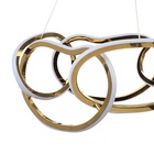 Светильник с ПДУ «Мартина» LED 90 Вт 3000-6000К золото 60×60×27-127 см - фото 4726918