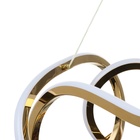 Светильник с ПДУ «Мартина» LED 90 Вт 3000-6000К золото 60×60×27-127 см - фото 4726919