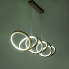 Светильник с ПДУ «Джаспер» LED 80 Вт 3000-6000К золото 105×25×24.5-124 см - фото 4732866