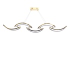 Светильник с ПДУ "Дженни" LED 80Вт 3000-6000К золото 140х18,5х12-112 см 10385932 Светильник с ПДУ "Дженни" LED 80Вт 3000-6000К золото 140х18,5х12-112 см 10385932