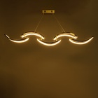 Светильник с ПДУ "Дженни" LED 80Вт 3000-6000К золото 140х18,5х12-112 см 10385932 Светильник с ПДУ "Дженни" LED 80Вт 3000-6000К золото 140х18,5х12-112 см 10385932