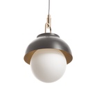 Светильник «Шенон» G9 черно-золотой 16×16×24-124 см - фото 31559127