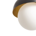 Светильник «Шенон» G9 черно-золотой 16×16×24-124 см - фото 31559132