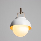 Светильник «Шенон» G9 бело-золотой 16×16×24-124 см - фото 31559137