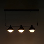 Светильник «Шенон» 3хG9 черно-золотой 86×16×25.5-125 см - фото 31426664