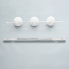 Светильник "Шенон" 3хG9  бело-золотой 86х16х25,5-125 см 10385945 Светильник "Шенон" 3хG9  бело-золотой 86х16х25,5-125 см 10385945