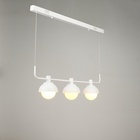 Светильник "Шенон" 3хG9  бело-золотой 86х16х25,5-125 см 10385945 Светильник "Шенон" 3хG9  бело-золотой 86х16х25,5-125 см 10385945