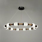 Светильник с ПДУ "Асини" 12хLED 90Вт черно-золотой 88х88х10-110 см 10385948