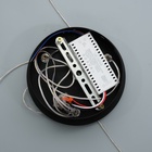 Светильник с ПДУ "Асини" 12хLED 90Вт черно-золотой 88х88х10-110 см 10385948