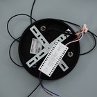 Светильник с ПДУ «Рикардо» 12хLED 40 Вт черно-золотой 75×75×16-116 см - фото 4727161