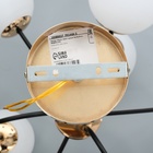 Люстра «Пунто» 9хЕ27 черно-золотой 76×76×78 см - Фото 13