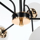 Люстра «Пунто» 9хЕ27 черно-золотой 76×76×78 см - Фото 10