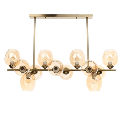 Люстра BayerLux «Даллас», 12хЕ27, 40 Вт, латунь, 124×49×76 см