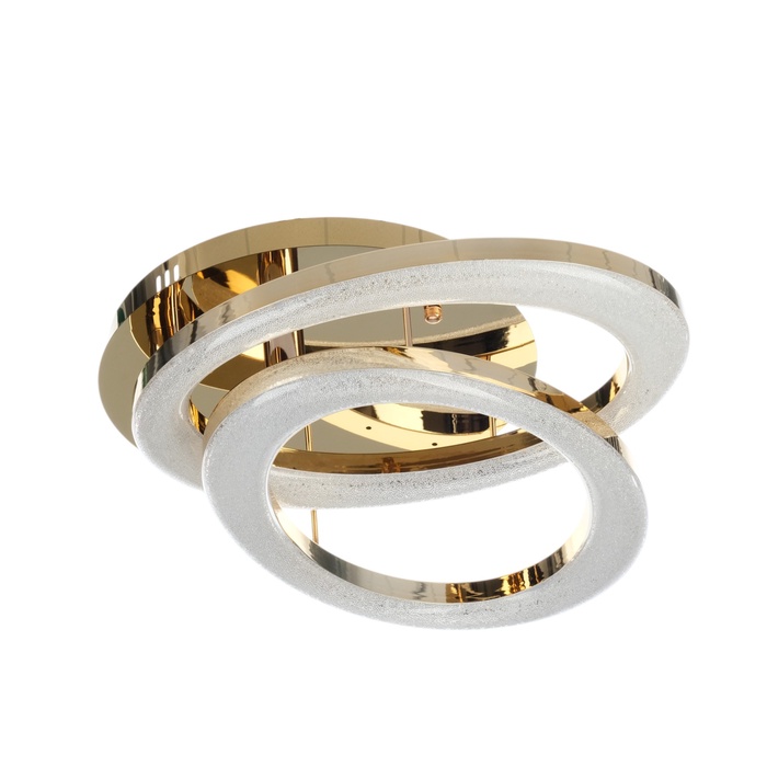 Люстра с ПДУ «Монса» 2хLED 96 Вт 3000-6000К золото 50×34×15 см