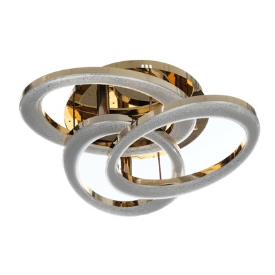 Люстра с ПДУ «Монса» 3хLEd=144 Вт 3000-6000К золото 57×57×19 см