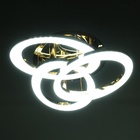 Люстра с ПДУ «Монса» 3хLEd=144 Вт 3000-6000К золото 57×57×19 см - Фото 3