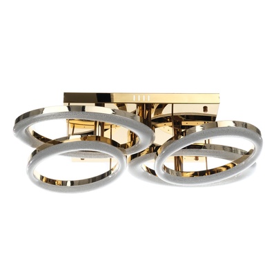 Люстра с ПДУ «Монса» 4х LEd=190 Вт 3000-6000К золото 83×56×15 см