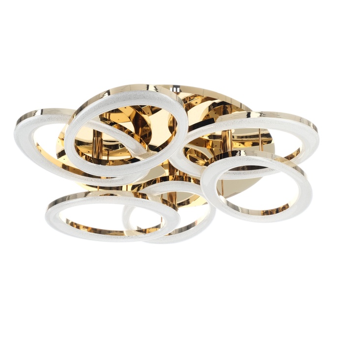 Люстра с ПДУ «Монса» 6хLED 285 Вт 3000-6000К золото 97×97×15 см