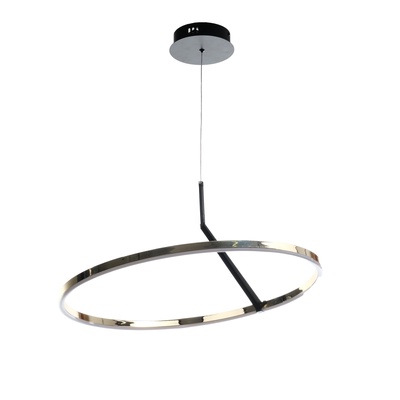 Светильник с ПДУ «Холли» LED 48 Вт 3000-6000К черно-золотой 60×60×22 см