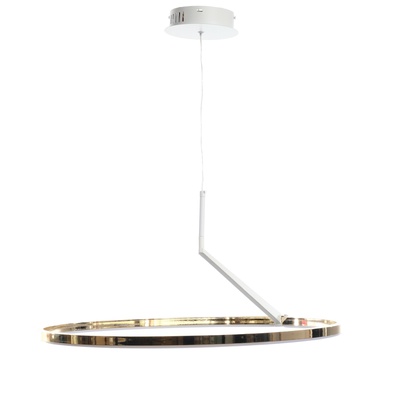 Светильник с ПДУ «Холли» LED 48 Вт 3000-6000К бело-золотой 60×60×22 см