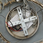 Светильник с ПДУ «Джеми» LED 142 Вт 3000-6000К золото 60×60×120 см - фото 31302110