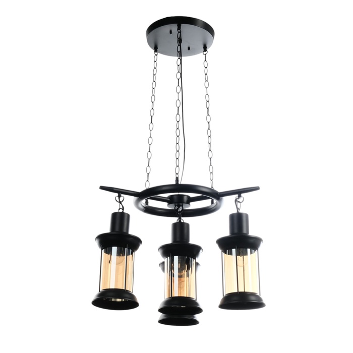 Светильник «Джолли» 4хЕ27 40 Вт черный 40×12×87 см