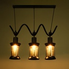 Светильник «Виго» 3хЕ27 40 Вт черный 63×15×80 см - фото 32445627