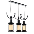 Светильник «Виго» 3хЕ27 40 Вт черный 63×15×80 см - фото 31559294