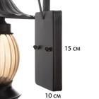 Бра "Анди" Е27 40Вт черный 18х22х28 см 10440018 Бра "Анди" Е27 40Вт черный 18х22х28 см 10440018