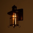 Бра "Купер" Е27 40Вт черный 18х22х28 см - фото 31426849