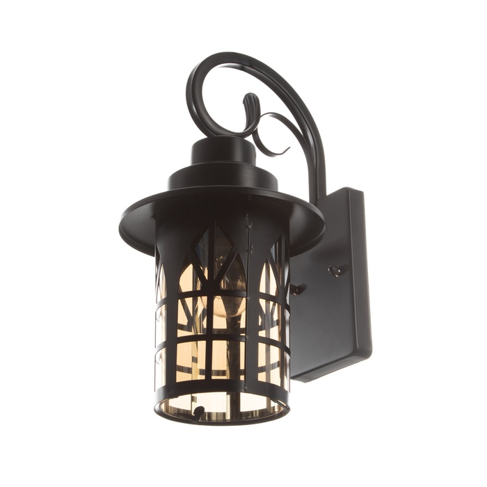 Бра «Брукс» Е27 40 Вт черный 17×20×37 см - Фото 1