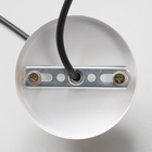 Светильник "Лакки" 1х40Вт Е27серо /золотой 18х18х35(135)см 10531009