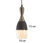 Светильник "Лорд" 1х40Вт Е27 бронза/черный 12х12х34(134)см 10531012 Светильник "Лорд" 1х40Вт Е27 бронза/черный 12х12х34(134)см 10531012