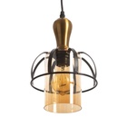 Светильник «Клауд» 1×40 Вт Е27 бронза/черный 19×19×25(125)см - фото 31526435