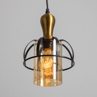 Светильник «Клауд» 1×40 Вт Е27 бронза/черный 19×19×25(125)см - фото 31526436