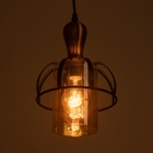 Светильник «Клауд» 1×40 Вт Е27 бронза/черный 19×19×25(125)см - фото 31526437