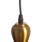 Светильник «Клауд» 1×40 Вт Е27 бронза/черный 19×19×25(125)см - фото 31526441