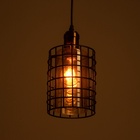 Светильник «Рик» 1×40 Вт Е27 бронза/черный 14×14×25(125)см - фото 31559315