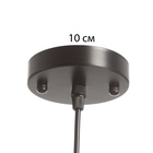 Светильник «Рик» 1×40 Вт Е27 бронза/черный 14×14×25(125)см - фото 31559316