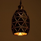 Подвес BayerLux «Перфорация» Е27 черный 13×13×20 125 см - фото 4727794