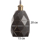Подвес BayerLux «Перфорация» Е27 черный 13×13×20 125 см - фото 4727796