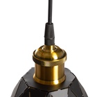 Подвес BayerLux «Перфорация» Е27 черный 13×13×20 125 см - фото 4727798