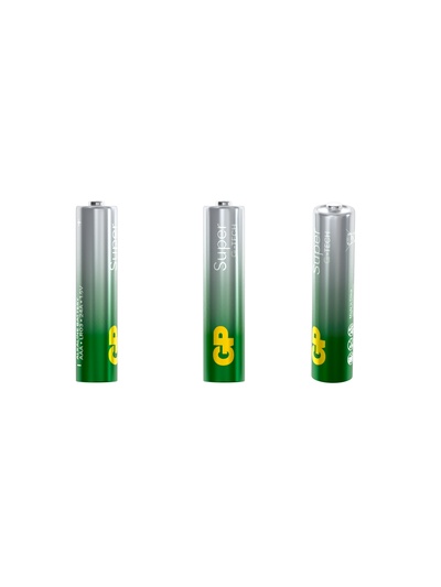 Батарейка алкалиновая GP Super, AAA, LR03-4BL, 1.5 В, блистер, 4 шт.