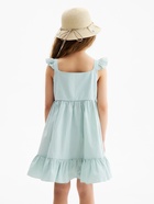 Сарафан для девочки MINAKU, цвет мятный, рост 122 см - фото 808704037