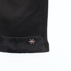 Перчатки жен 24*0,3*8,5 см, замша, безразм, без утеплителя, черный - фото 31492373