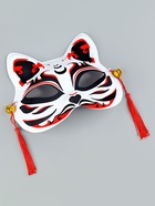 Карнавальная маска «Кицунэ», чёрный и красный - Фото 2