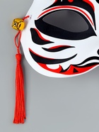 Карнавальная маска «Кицунэ», чёрный и красный - Фото 3