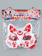 Карнавальная маска «Кицунэ», красный - Фото 4