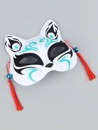 Карнавальная маска «Кицунэ», чёрный и голубой - Фото 2
