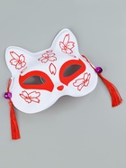 Карнавальная маска «Кицунэ. Цветы», красный - Фото 2